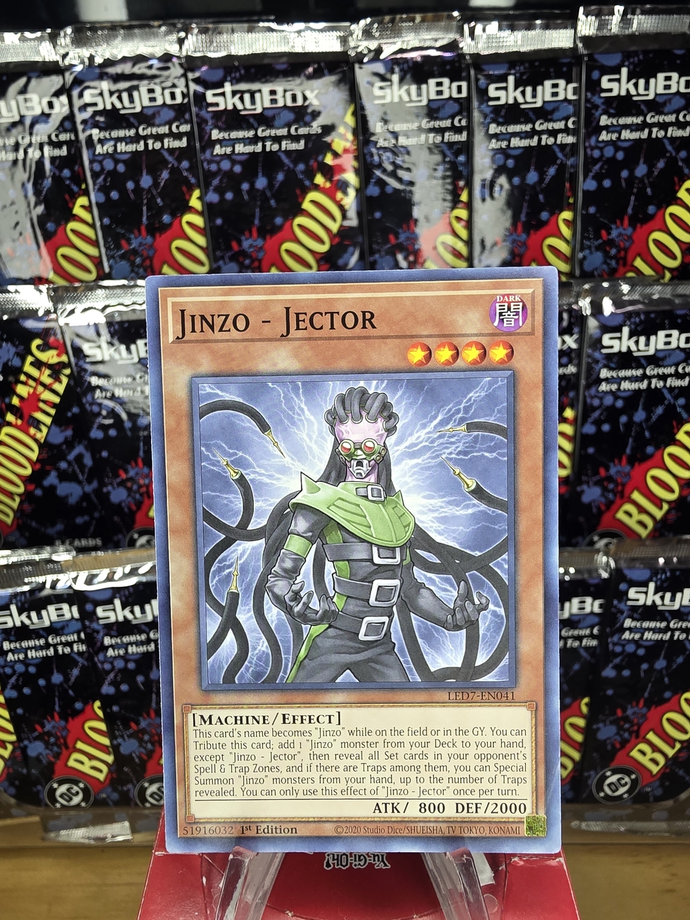 Yu-Gi-Oh! Jinzo - Jector Trading Card (Green, Black)